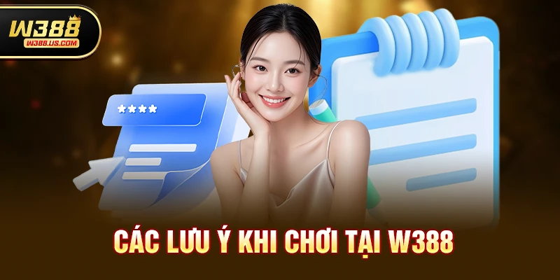 W388 có lừa đảo không? Sự thật mà bạn cần biết 4 Các lưu ý khi chơi tại W388