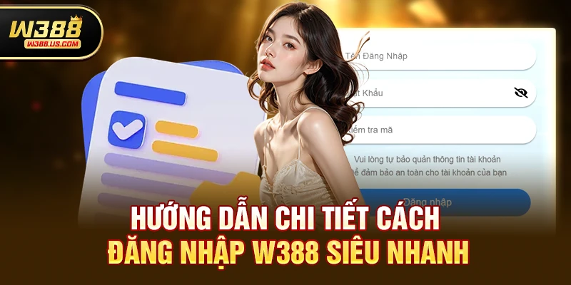 Hướng Dẫn Chi Tiết Cách Đăng Nhập w388 Siêu Nhanh