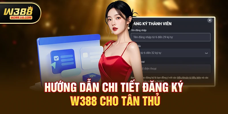 Hướng Dẫn Chi Tiết Đăng Ký w388 Cho Tân Thủ